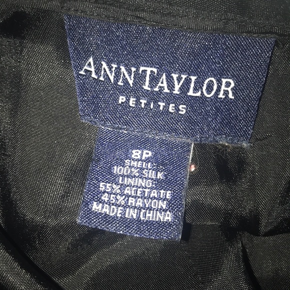 Ann Taylor Black Silk Slacks. Beautiful on!  ❤️ - Picture 5 of 8